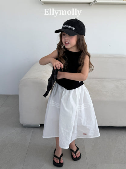 【予約】V cut sleeveless / ellymolly 5-15号클린 브이