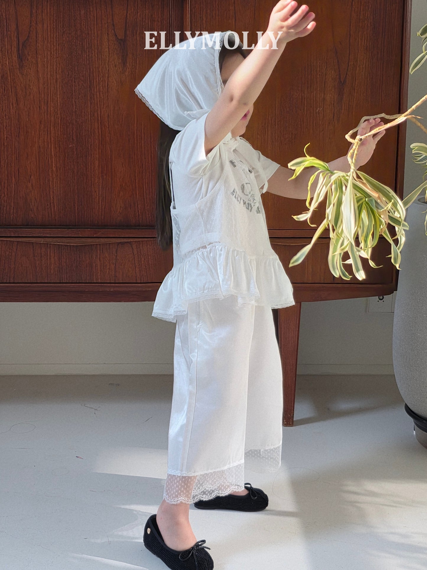 【予約】Swing lace pants / ellymolly5-15号스윙레이스