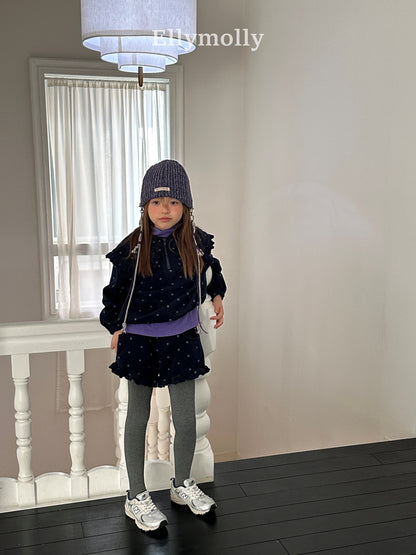 【予約】dot frill pants / ellymolly (5-15号)