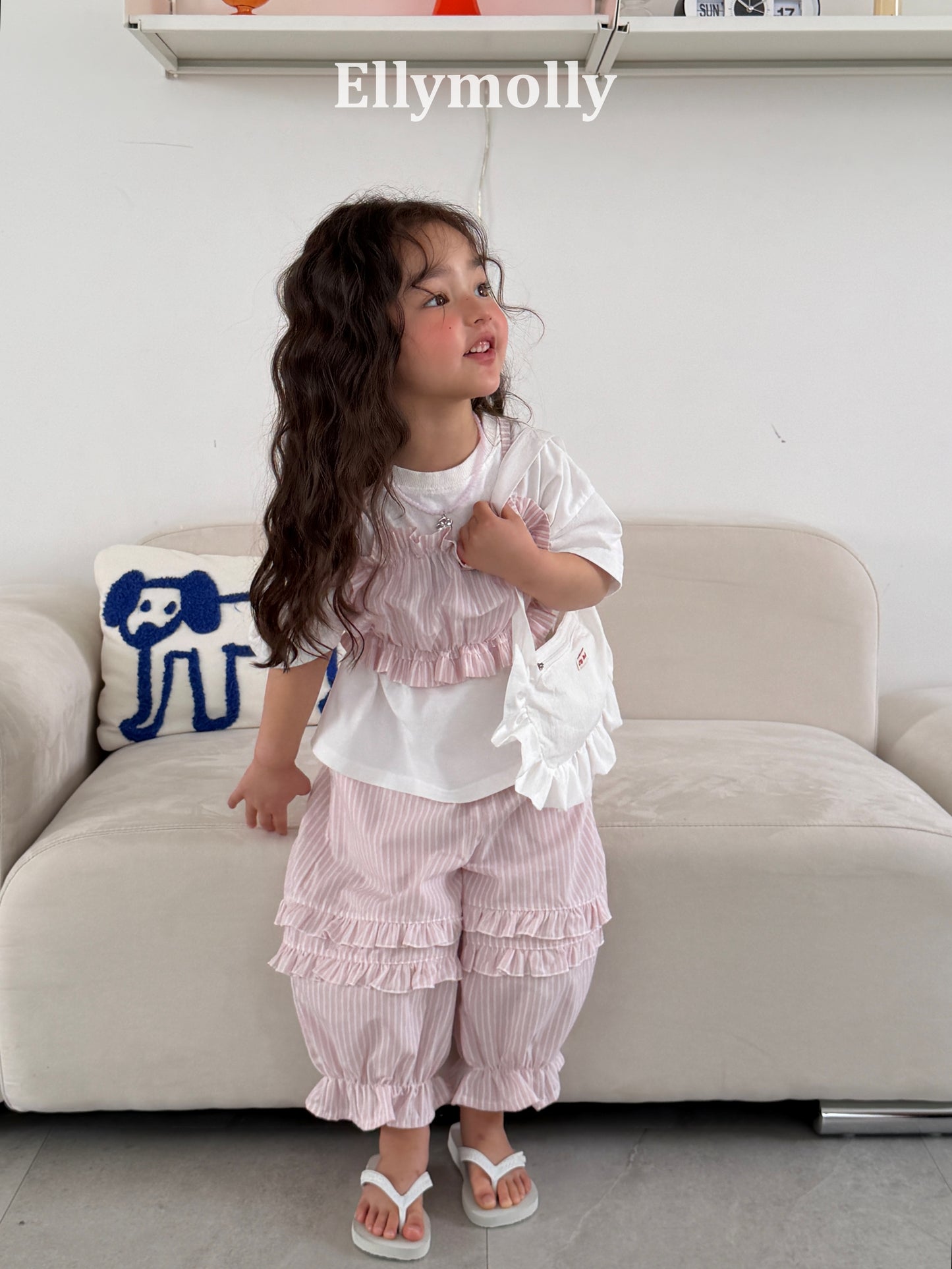 【予約】Maren stripe pants / ellymolly5-15号마렌