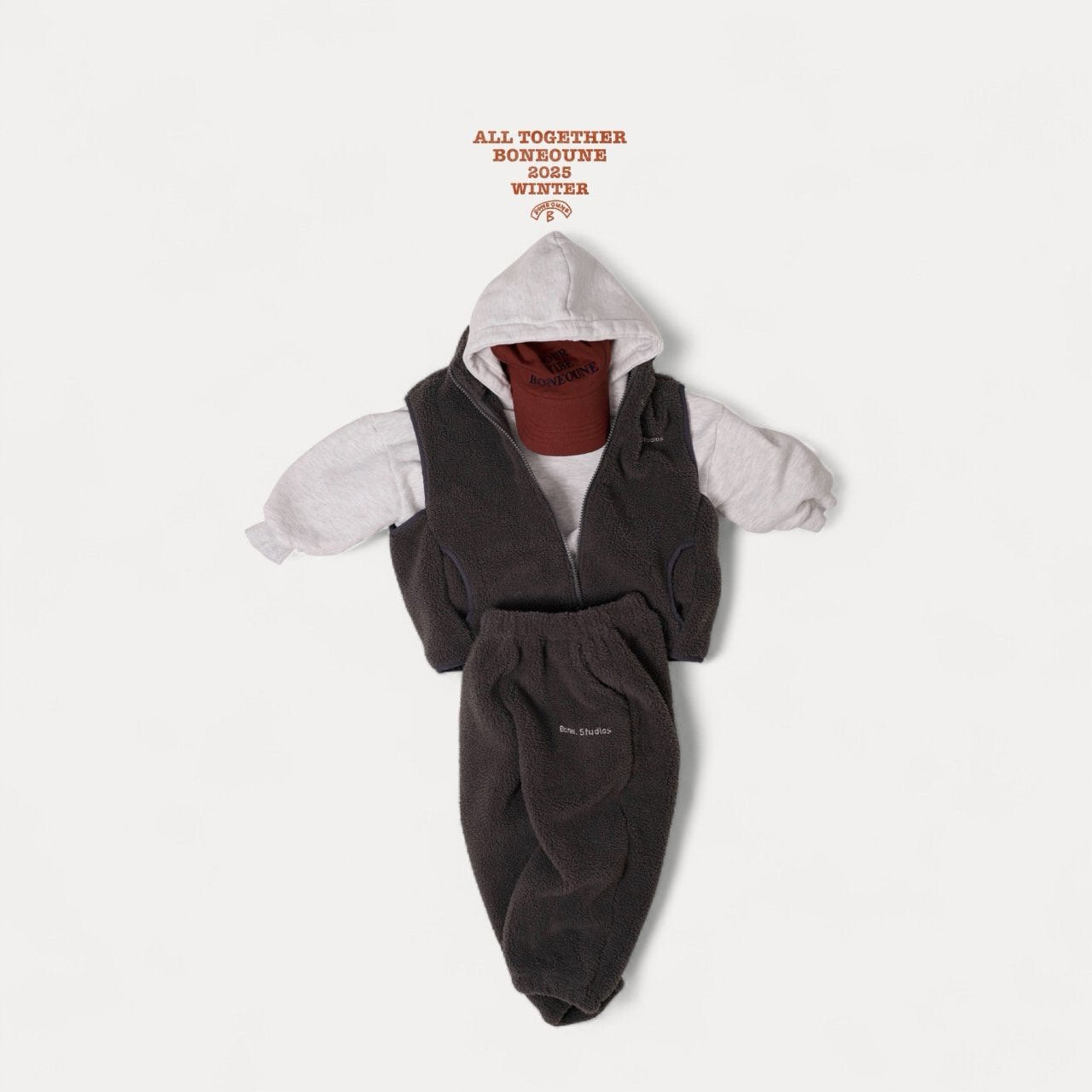 【予約】winter kimo hoodie  / boneoune (XS-JL)