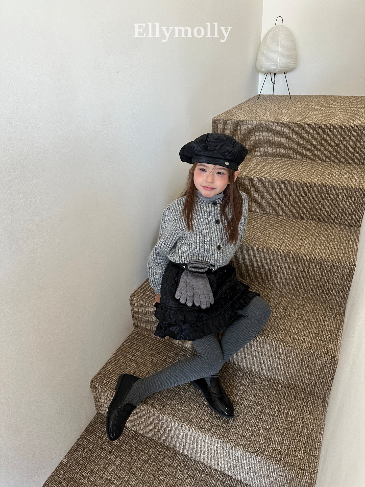 【予約】muffin wool cardigan / ellymolly (5-19号)