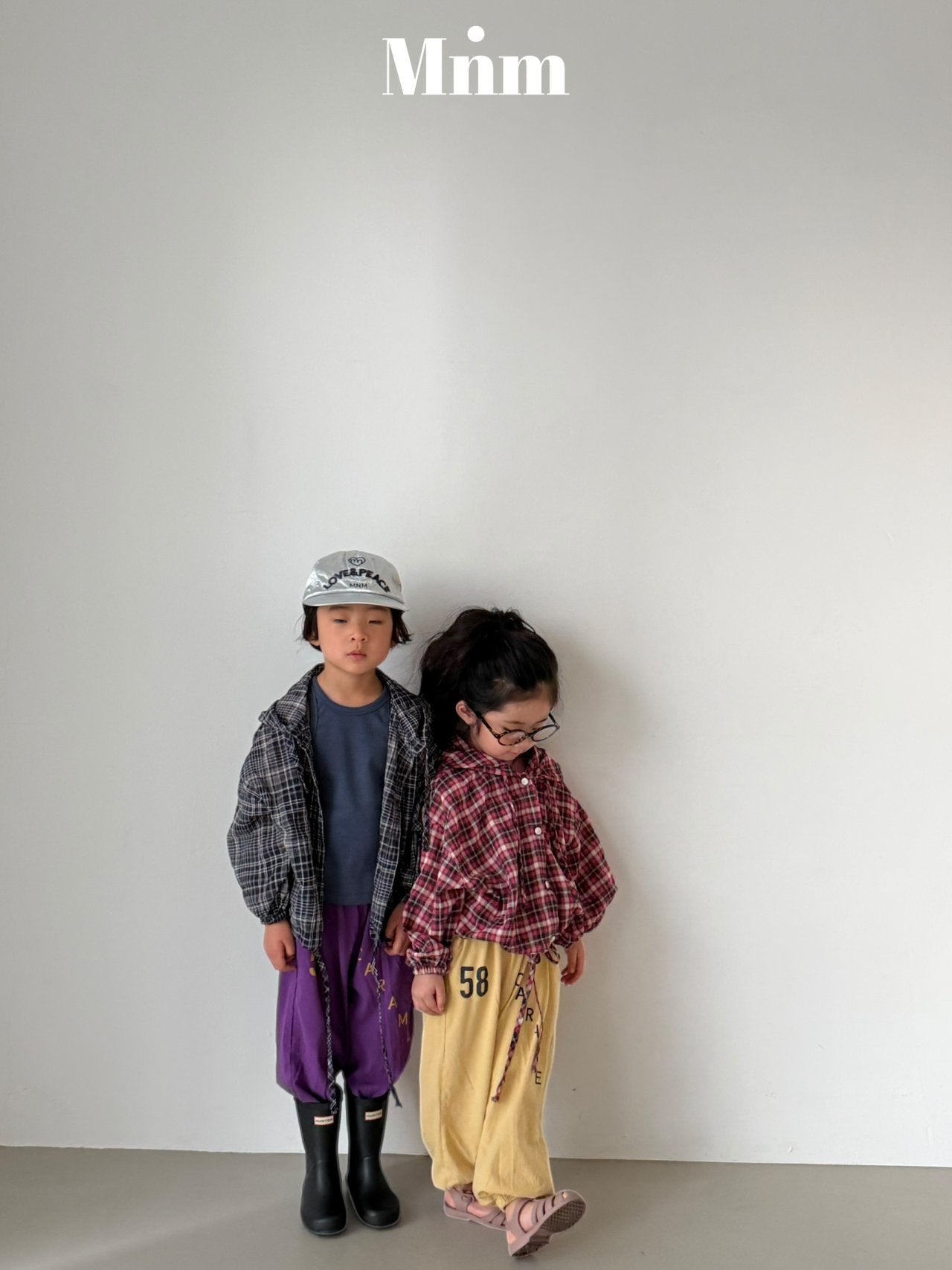 【予約】check hood shirt / minimal