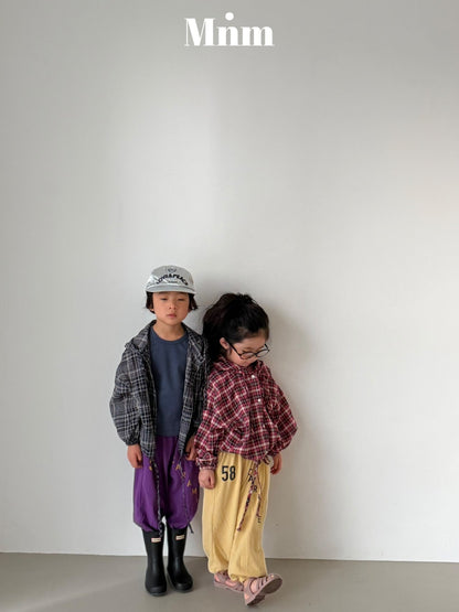 【予約】check hood shirt / minimal