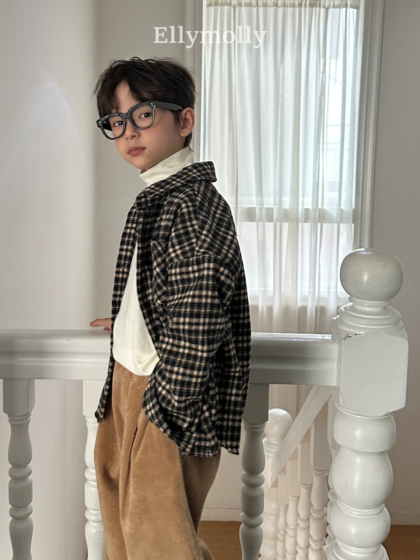 【予約】snow warmer polo T / ellymolly (5-19号)