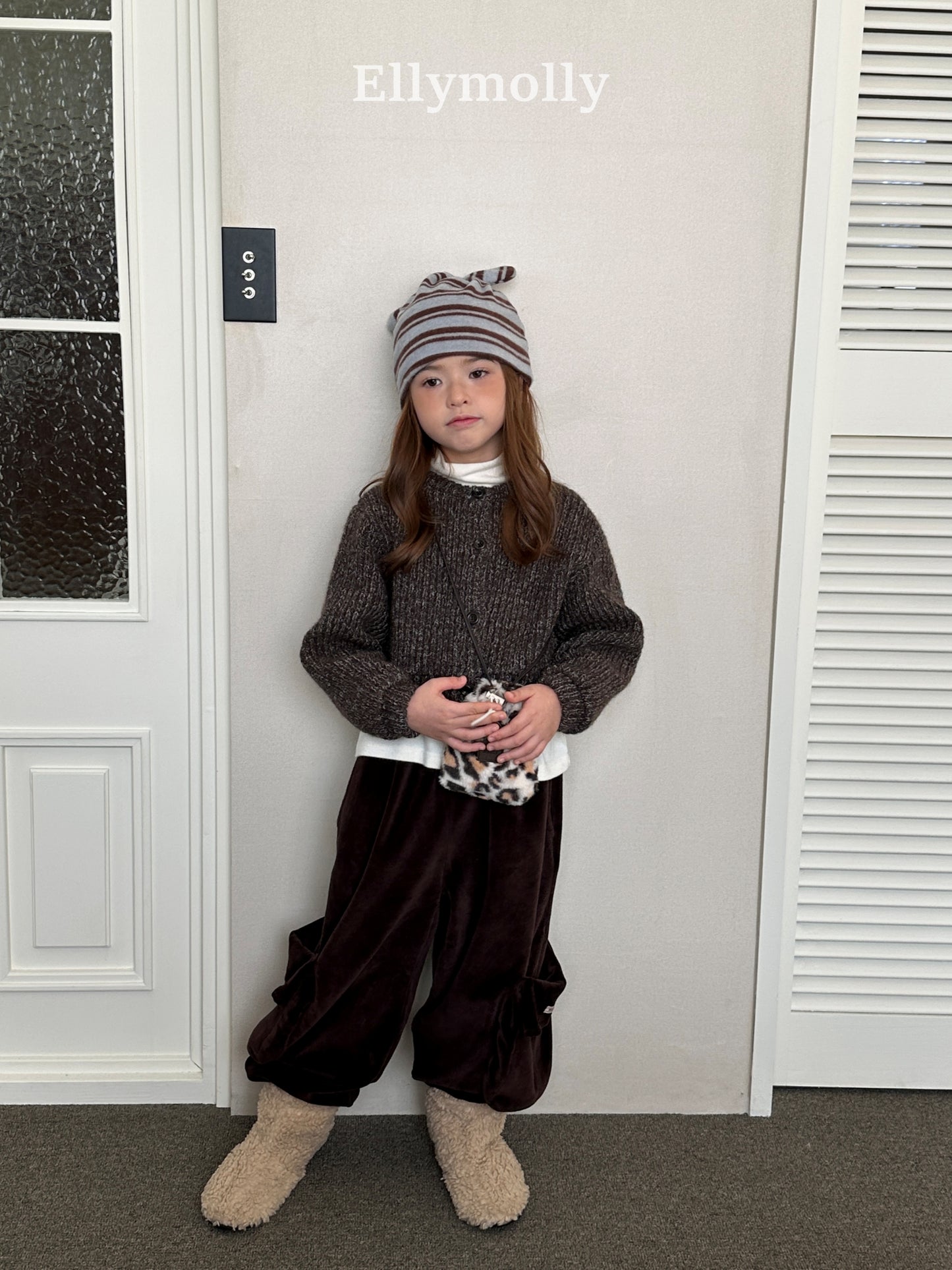 【予約】mongle fur mini bag  / ellymolly