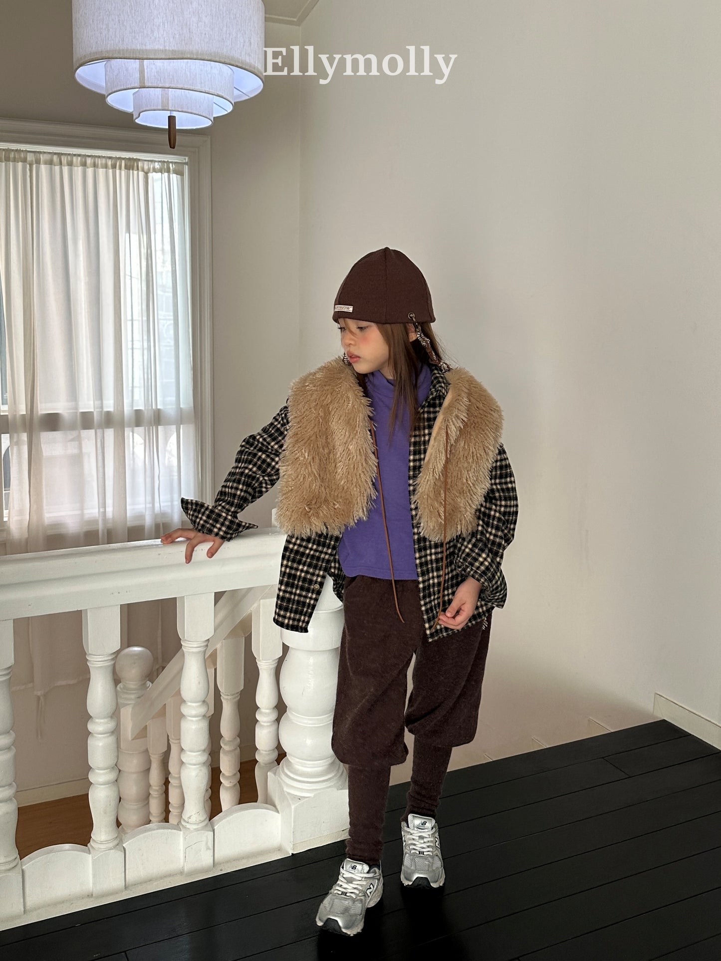 【予約】point warmer pants / ellymolly (5-19号)