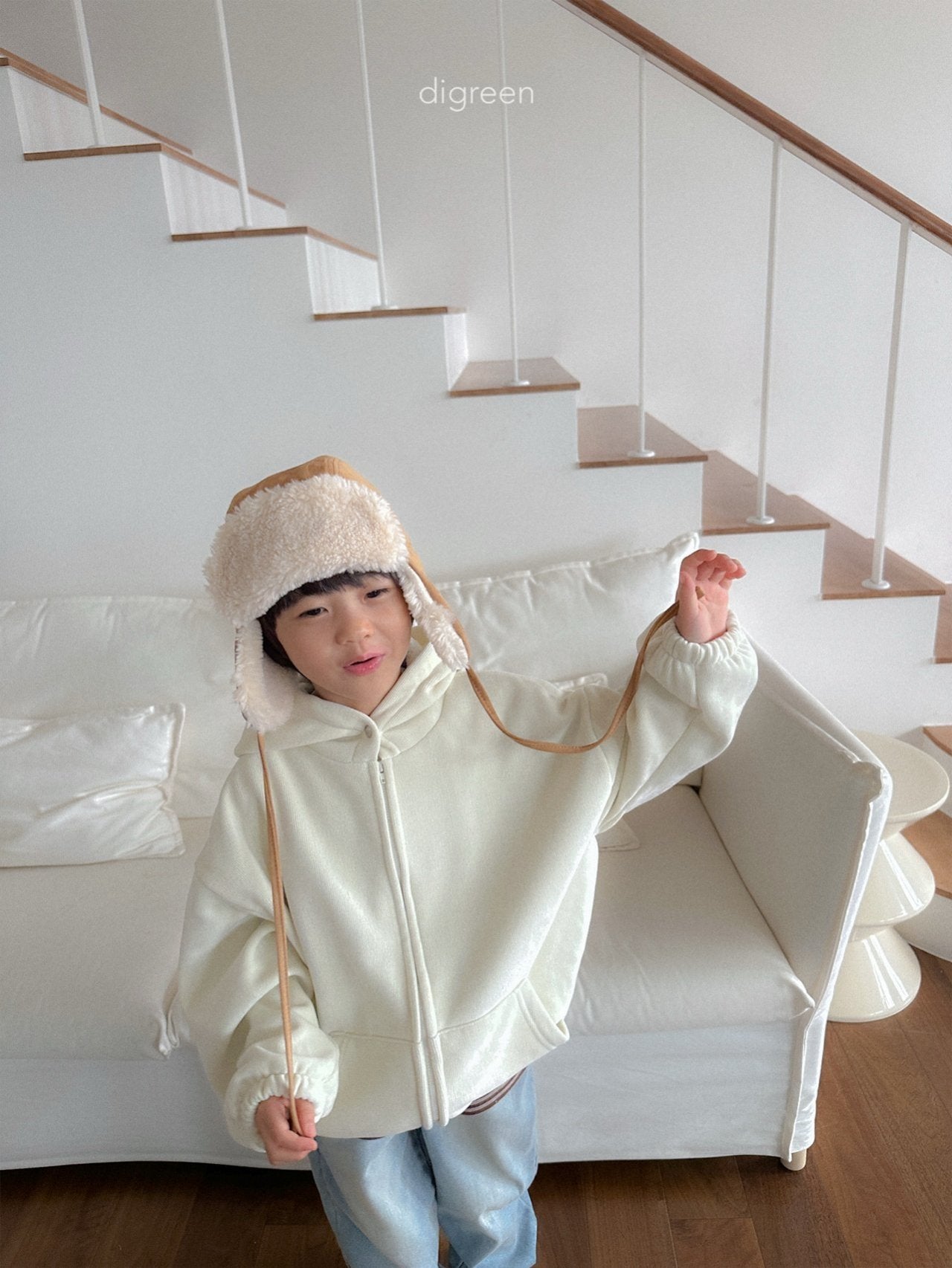 【予約】Bell Hoodie Zip up  /  digreen(S-XXL)