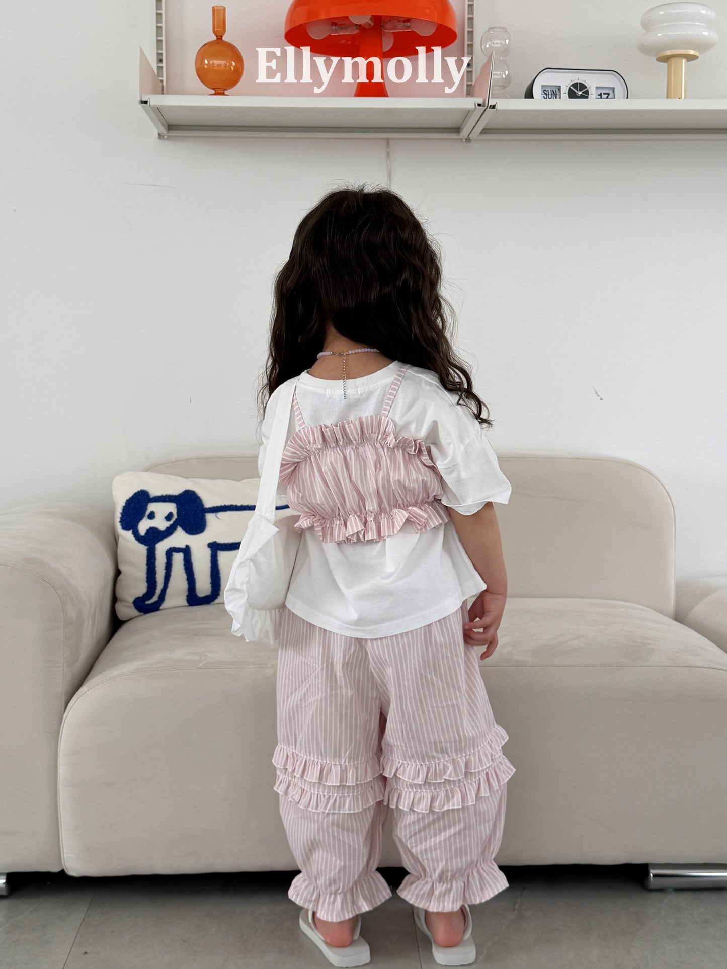 【予約】Maren stripe pants / ellymolly5-15号마렌