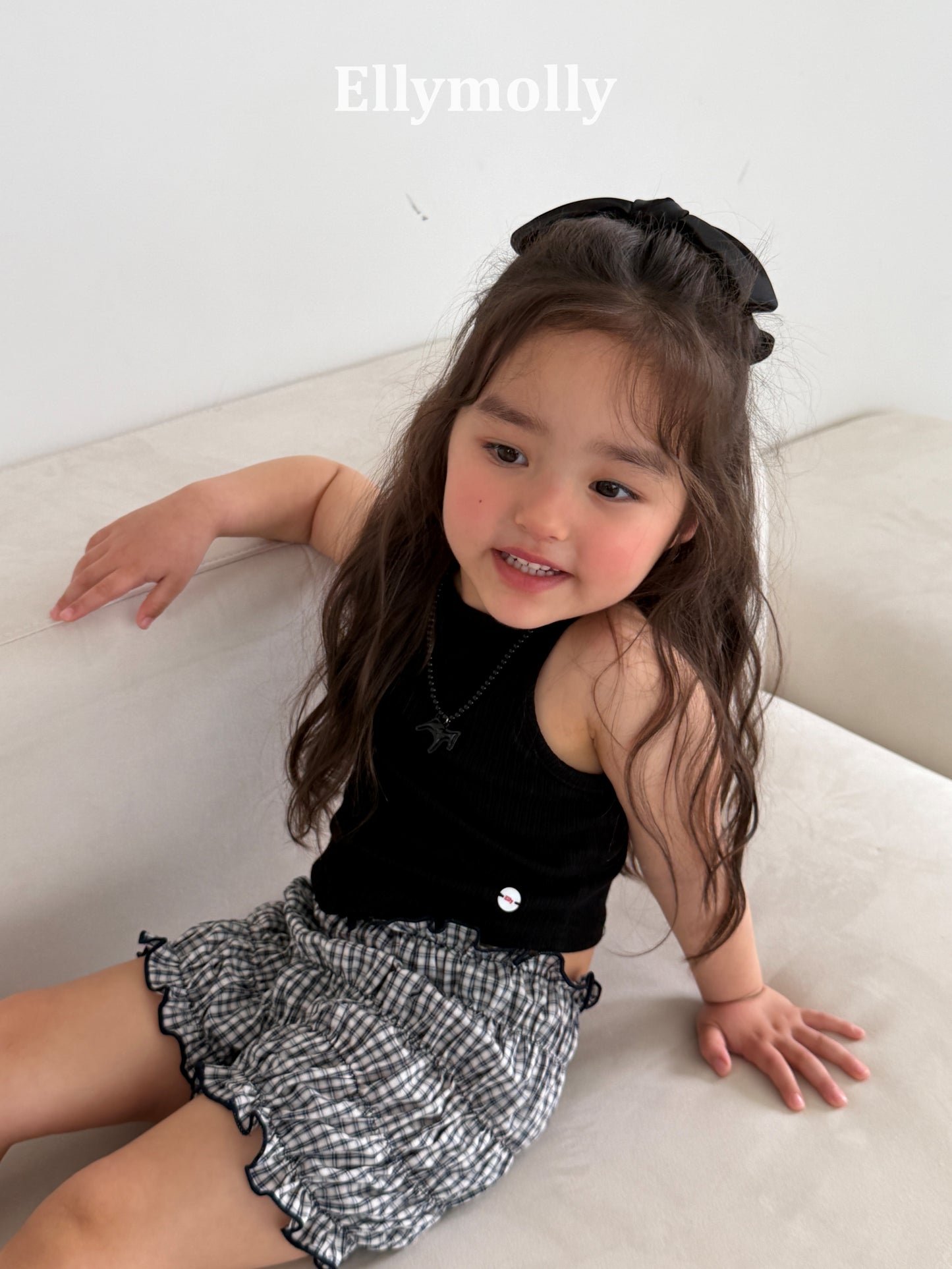 【予約】V cut sleeveless / ellymolly 5-15号클린 브이