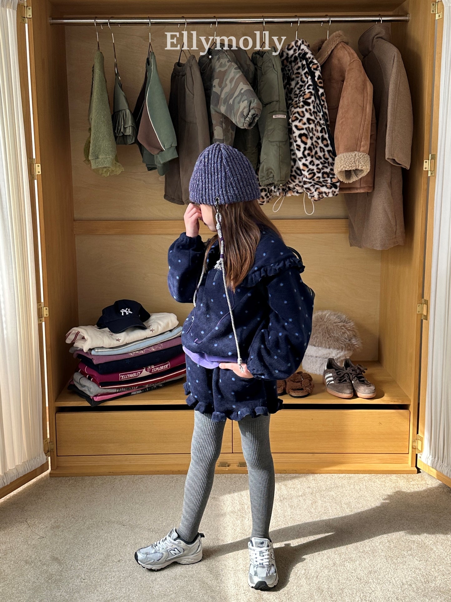 【予約】dot frill pants / ellymolly (5-15号)