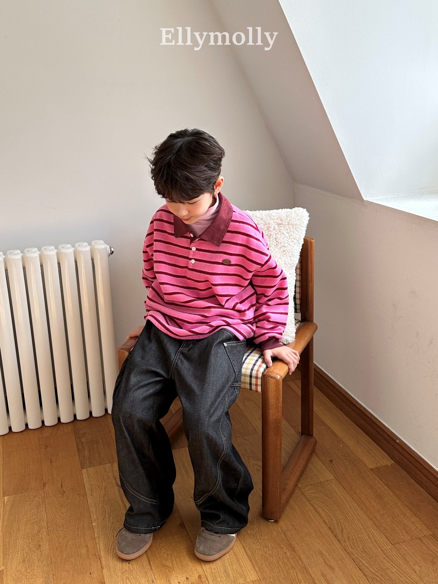 【予約】pompom snow collar T / ellymolly (5-19号)