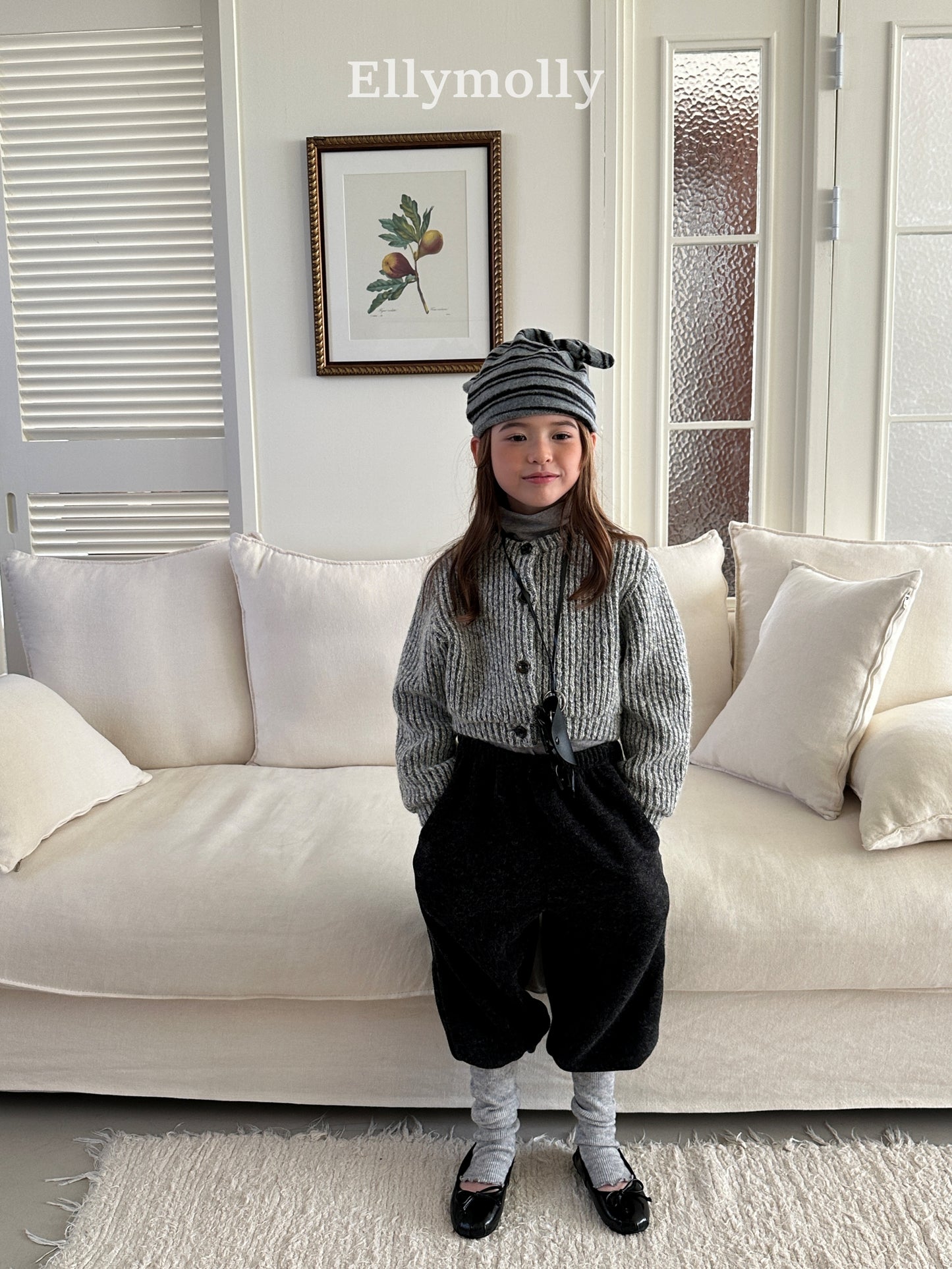 【予約】muffin wool cardigan / ellymolly (5-19号)