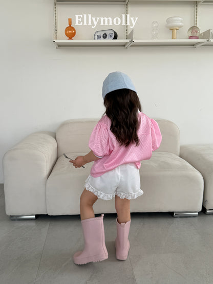【予約】mesh frill half pants / ellymolly 5-15号