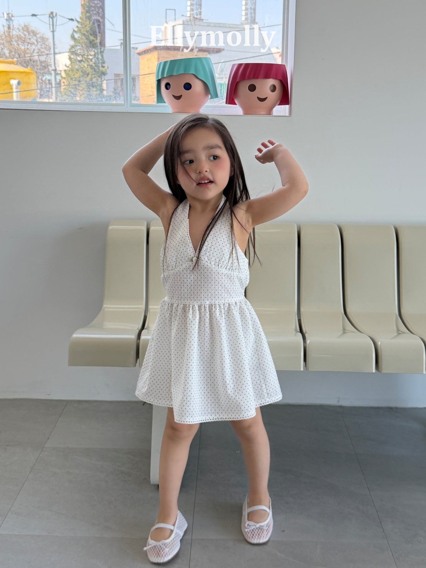 【予約】dot halter one-piece / ellymolly5-15号
