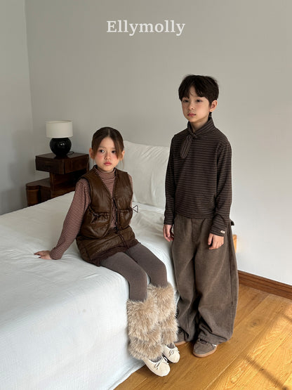 【予約】fouryou padding vest / ellymolly (5-15号)