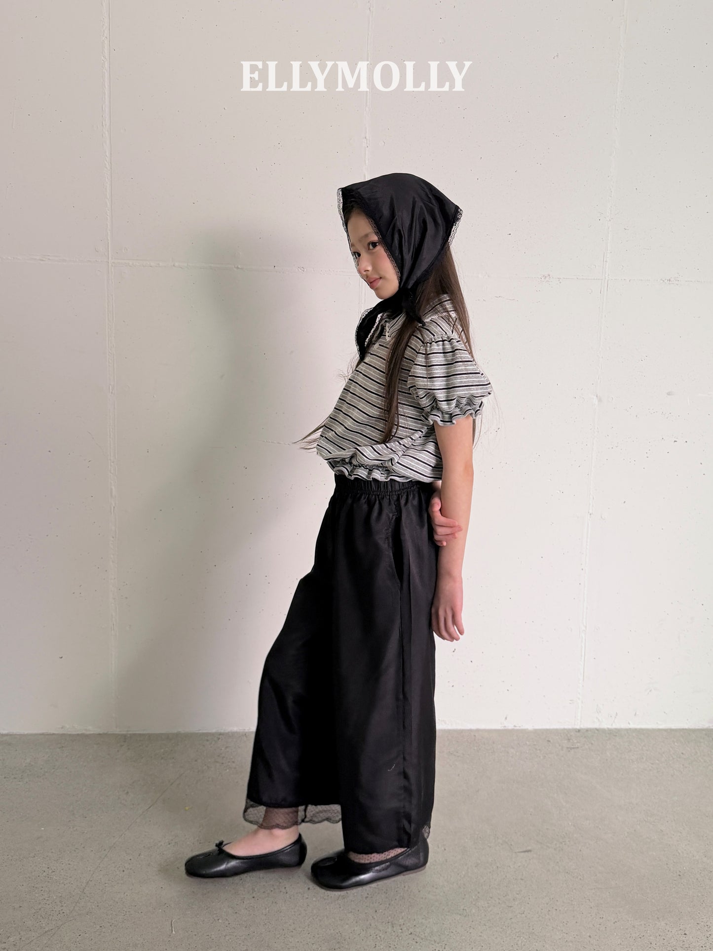【予約】silhouette scarf / ellymolly스윙실루엣머플러