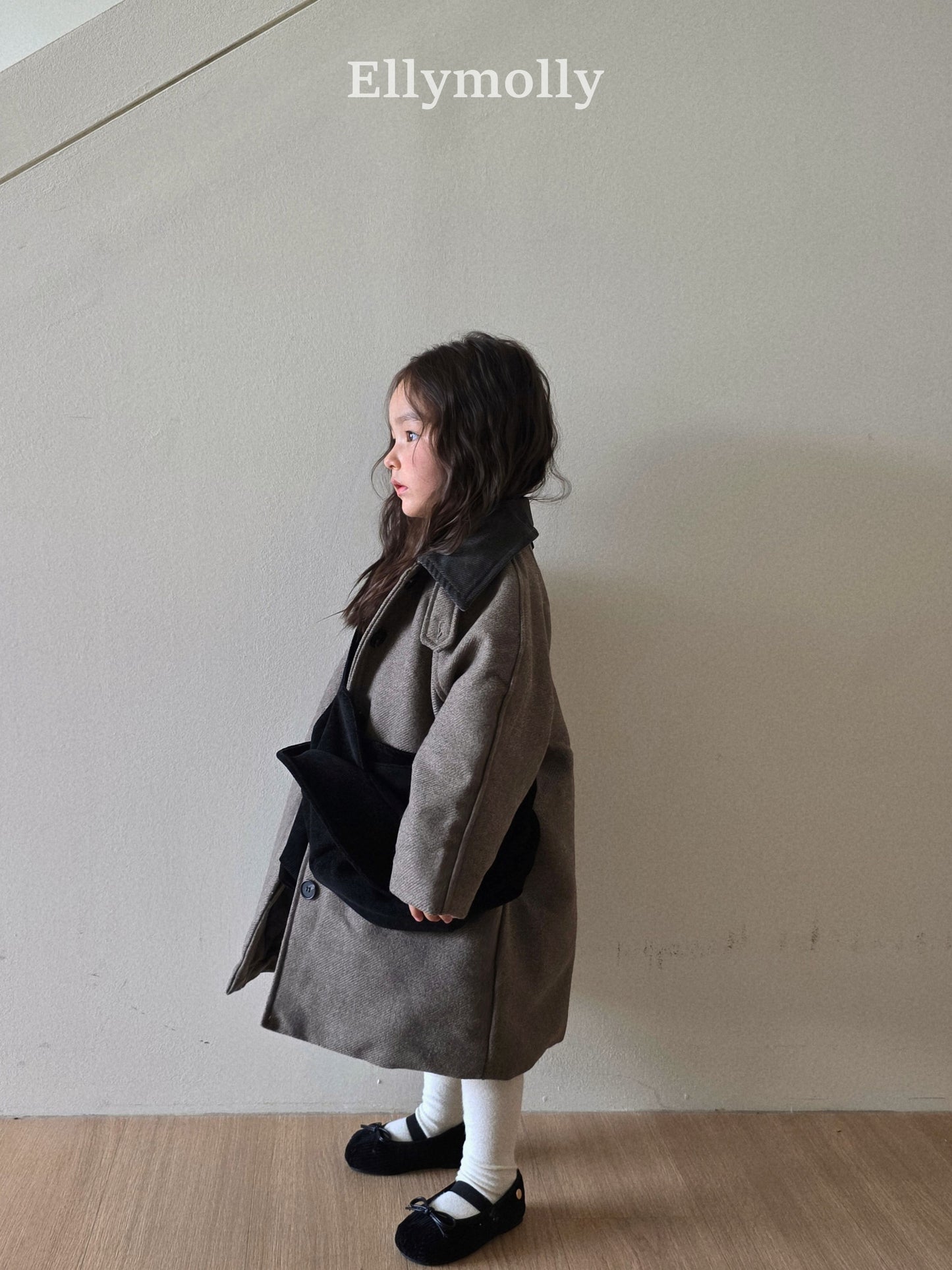 【予約】fine wool long coat / ellymolly (5-19号)