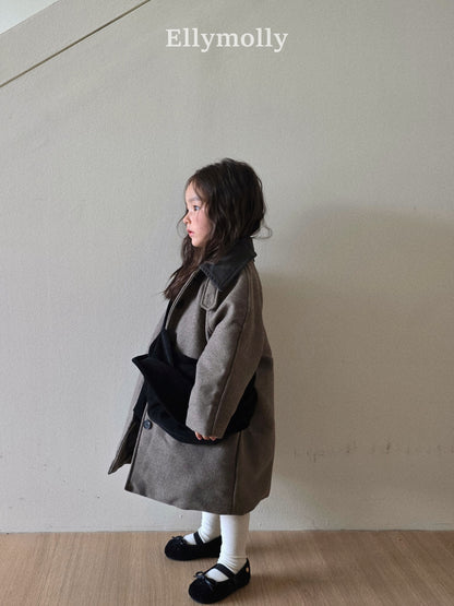 【予約】fine wool long coat / ellymolly (5-19号)