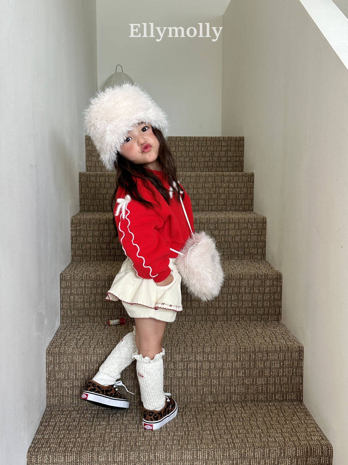 【予約】mongle fur mini bag  / ellymolly