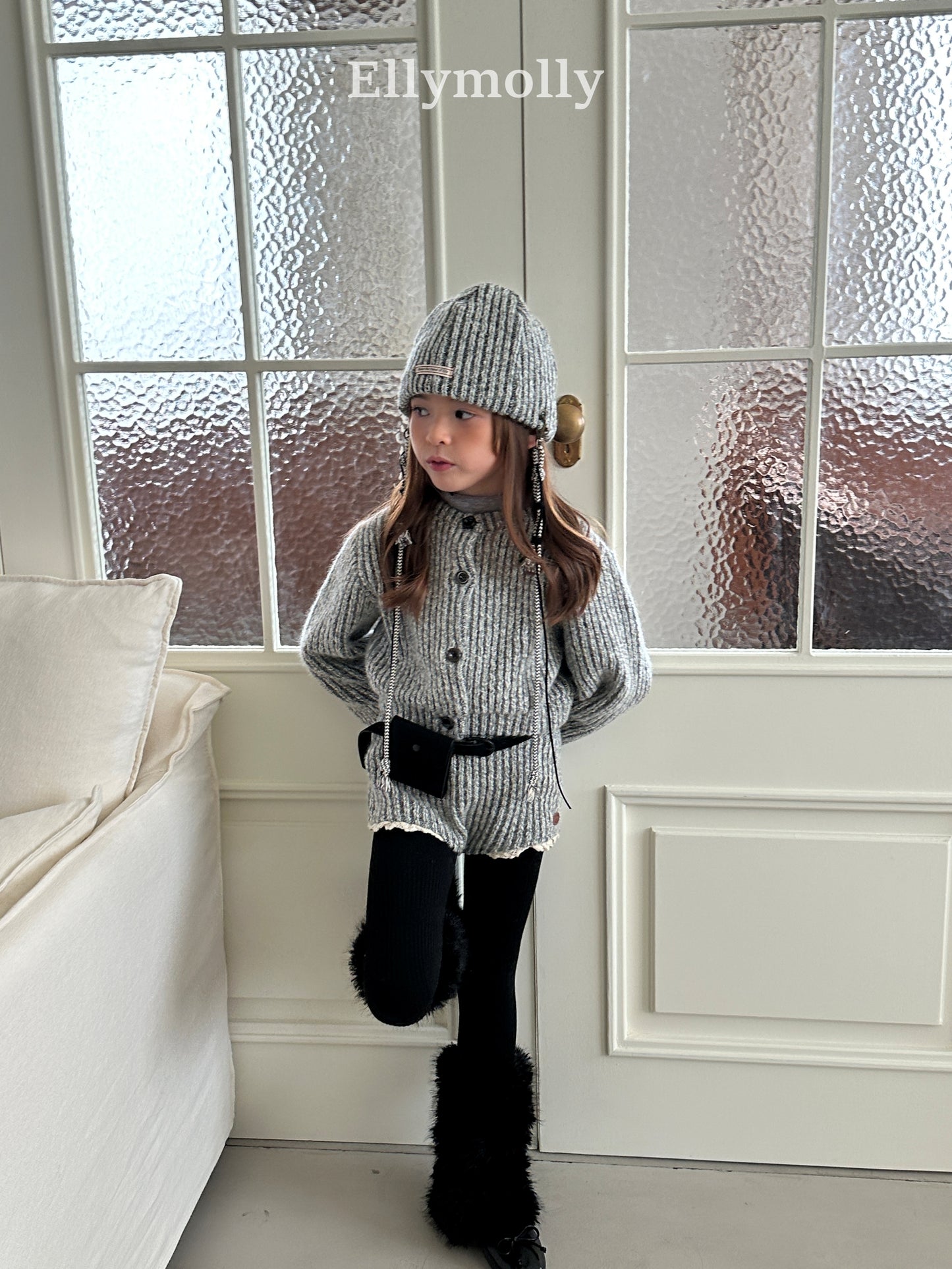 【予約】muffin wool cardigan / ellymolly (5-19号)