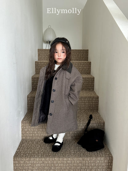 【予約】fine wool long coat / ellymolly (5-19号)