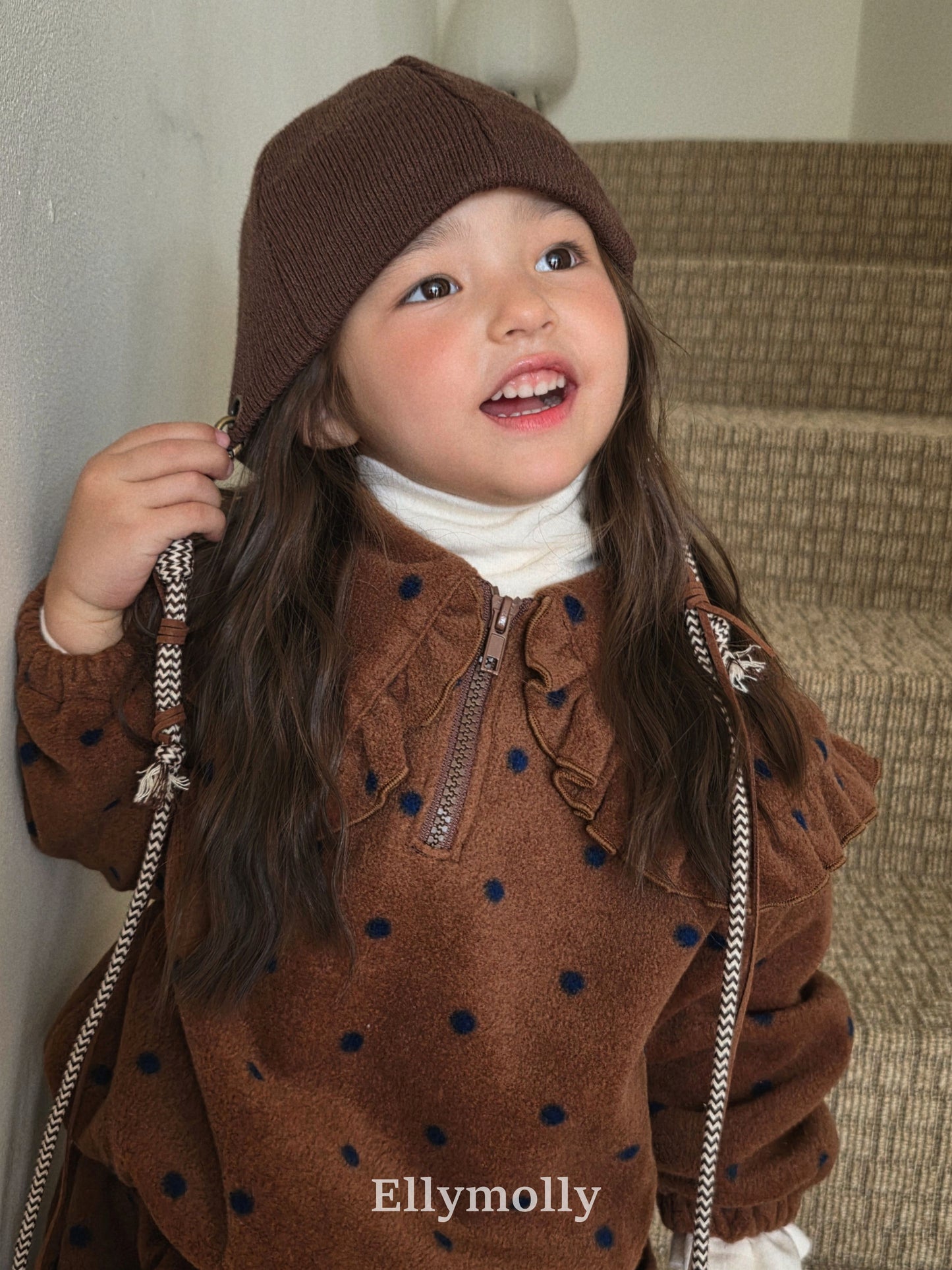 【予約】dot frill pants / ellymolly (5-15号)