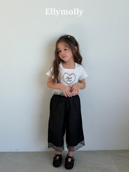 【予約】Swing lace pants / ellymolly5-15号스윙레이스
