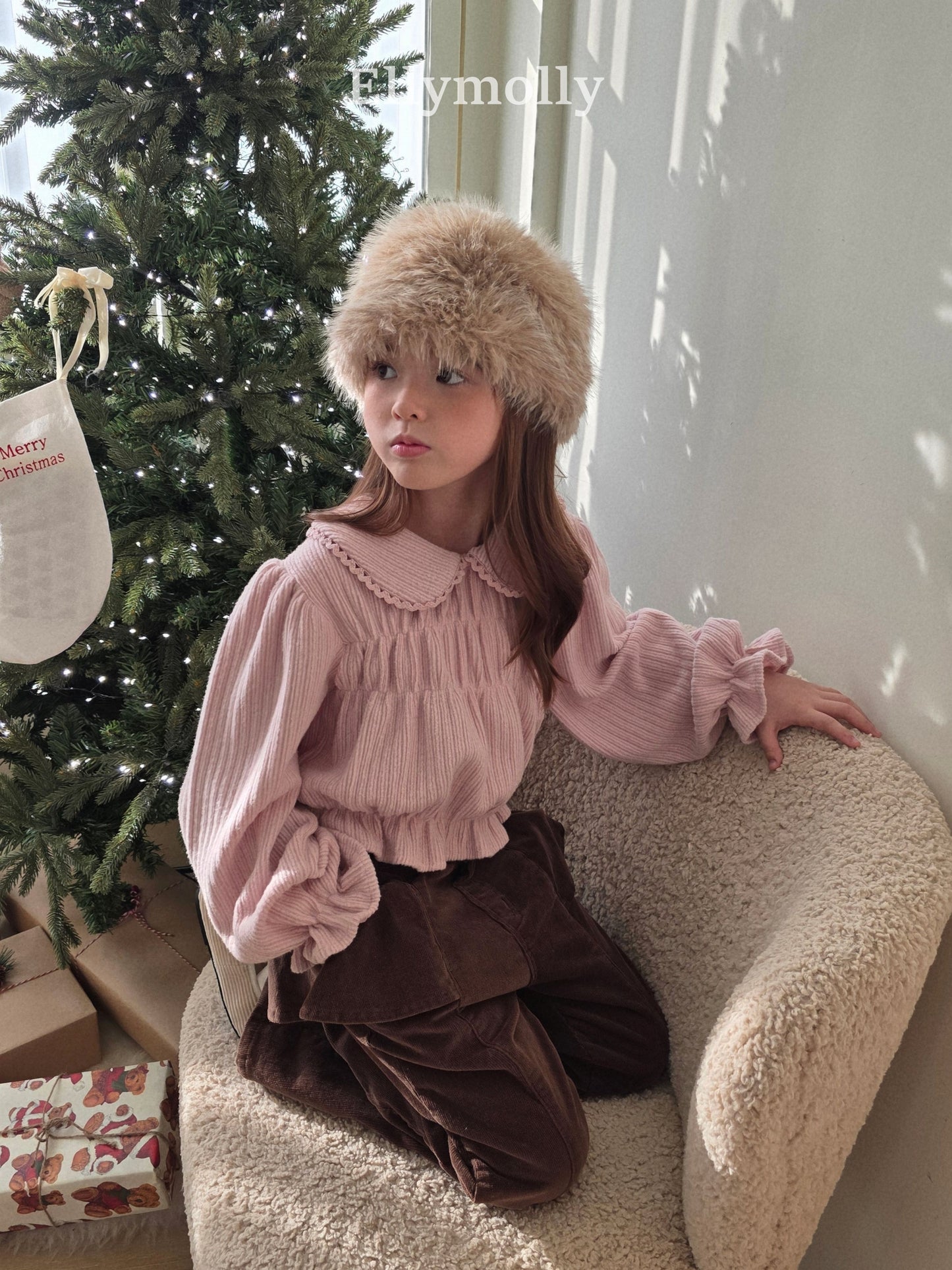 【予約】honey round collar BL / ellymolly (5-15号)