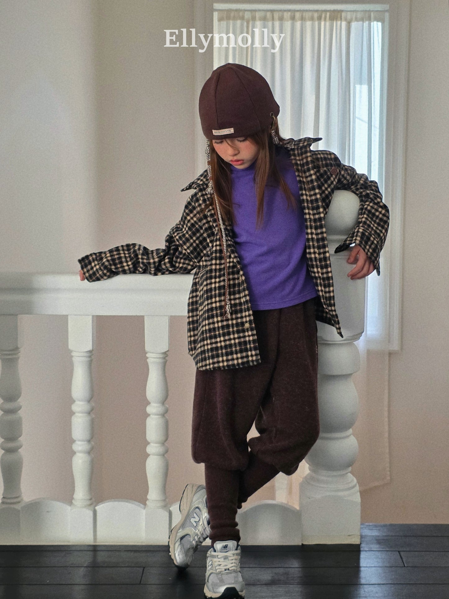 【予約】point warmer pants / ellymolly (5-19号)