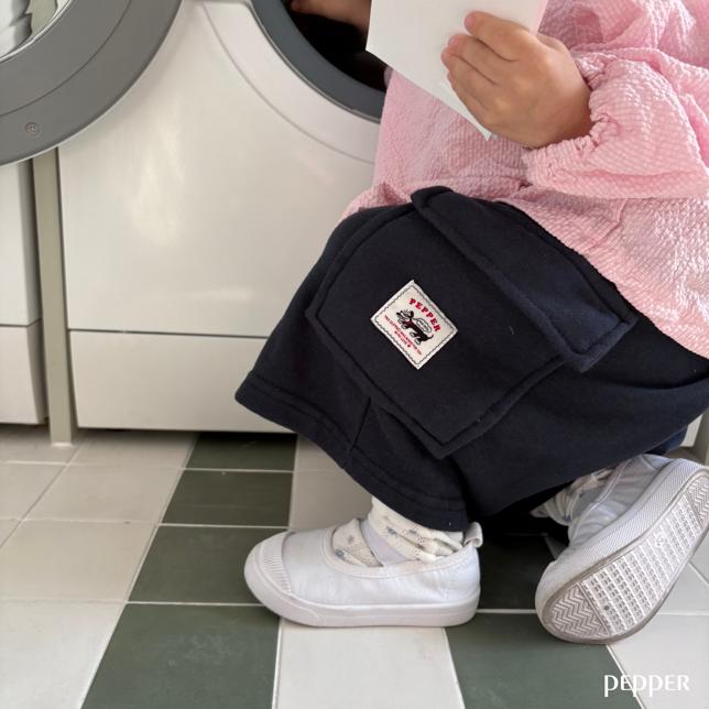 【予約】バミューダパンツ / pepper (XS-XL)버뮤다건빵