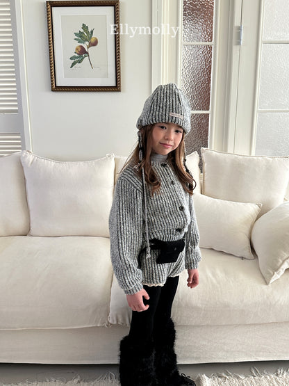 【予約】muffin wool knit pants / ellymolly (5-15号)