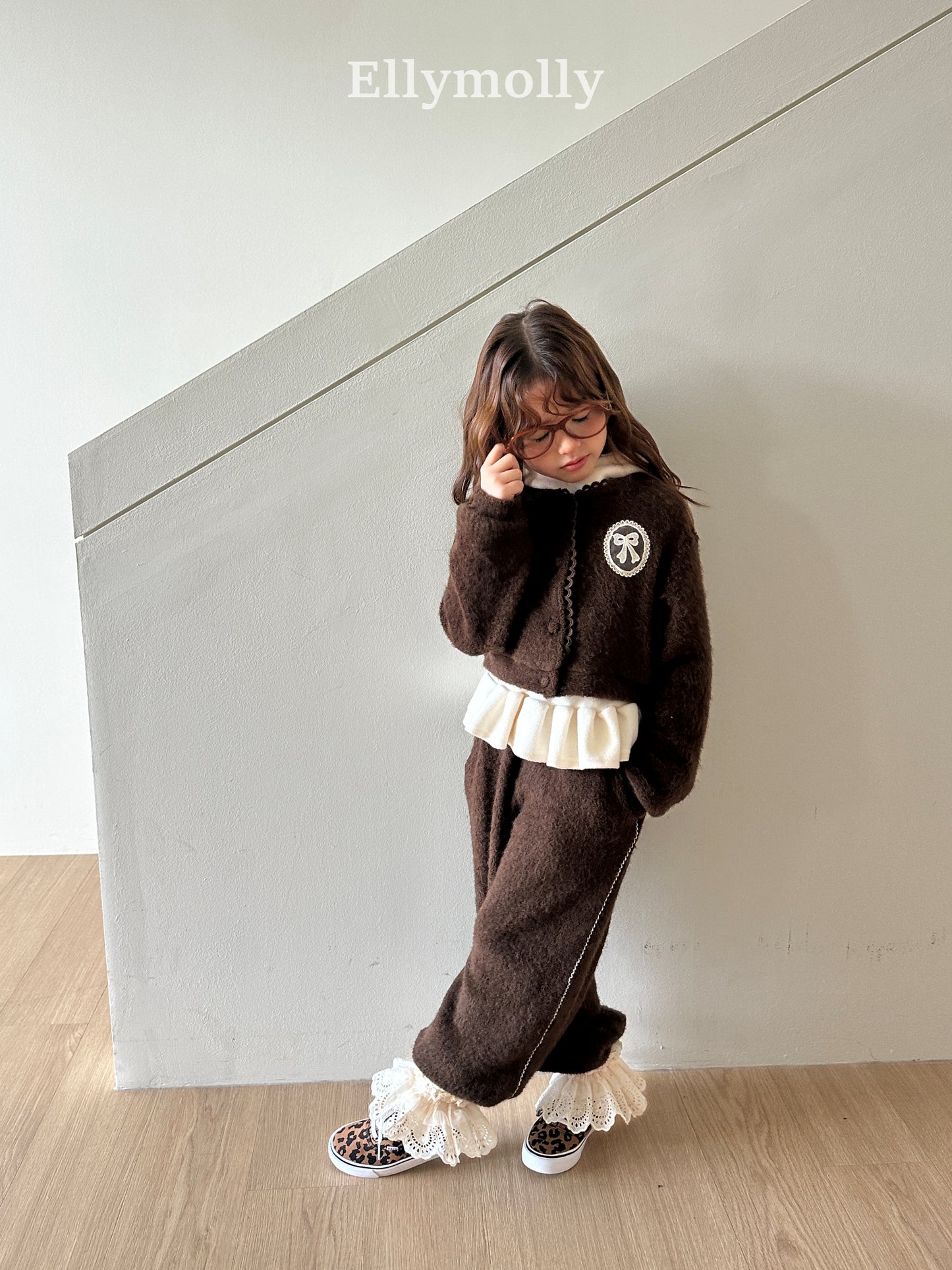 【予約】Fuzzy hug cardigan / ellymolly (5-19号)