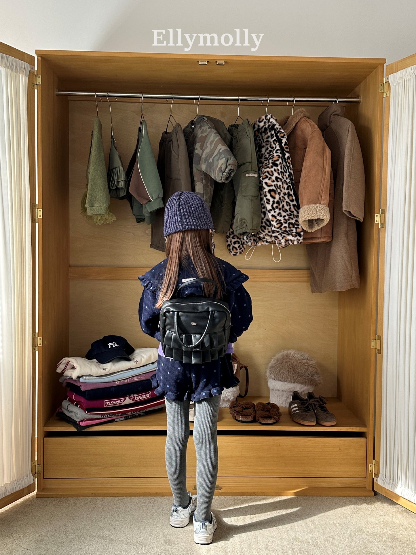 【予約】dot frill pants / ellymolly (5-15号)