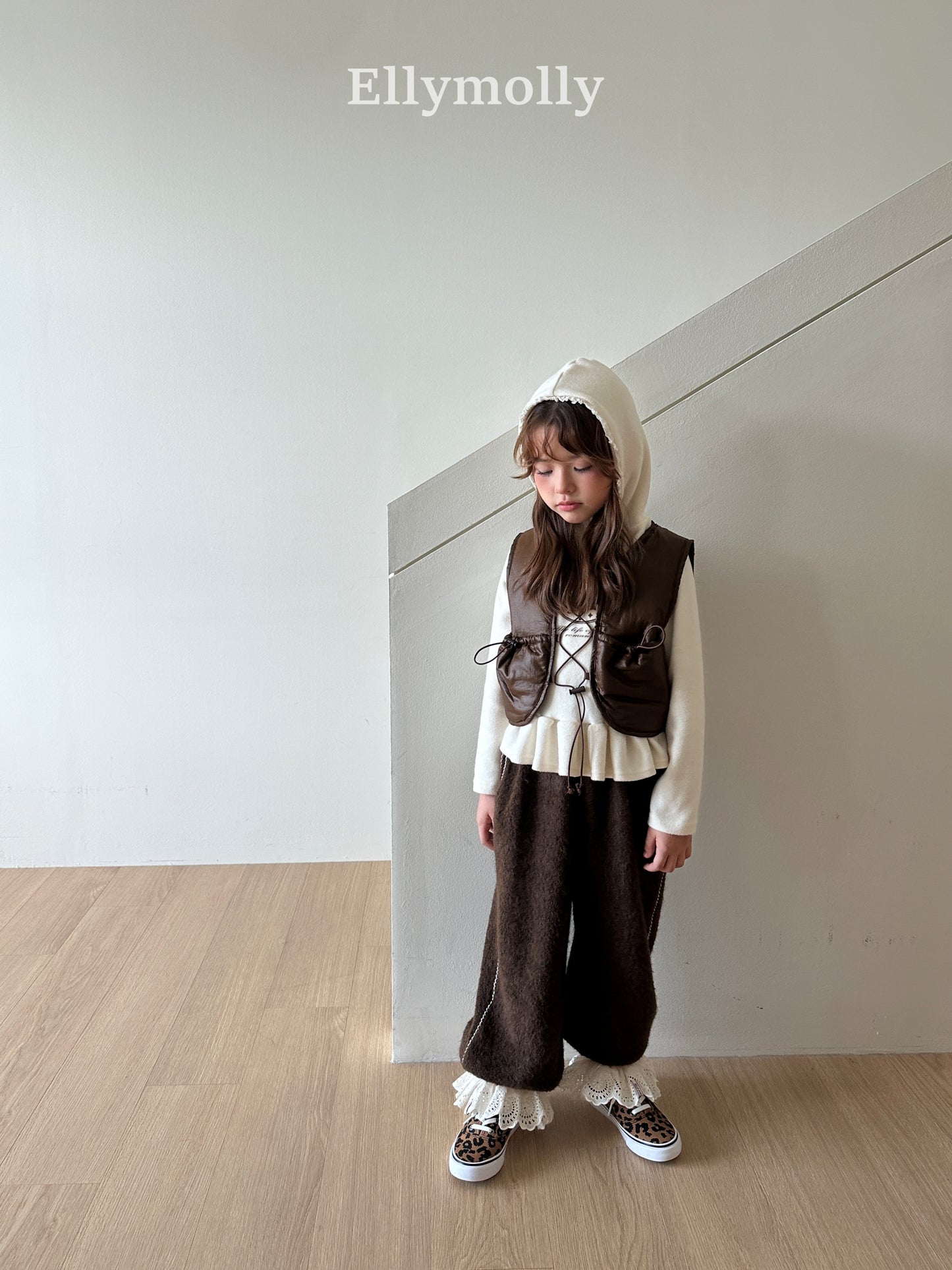 【予約】fouryou padding vest / ellymolly (5-15号)