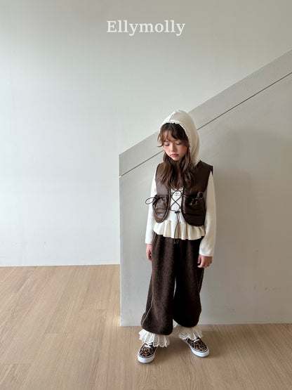 【予約】fouryou padding vest / ellymolly (5-15号)
