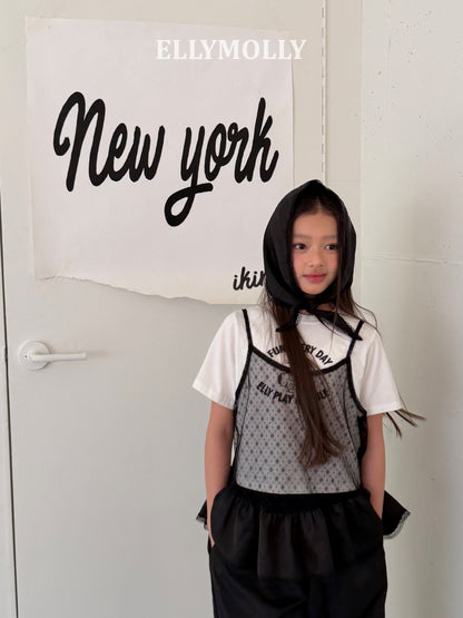 【予約】silhouette scarf / ellymolly스윙실루엣머플러