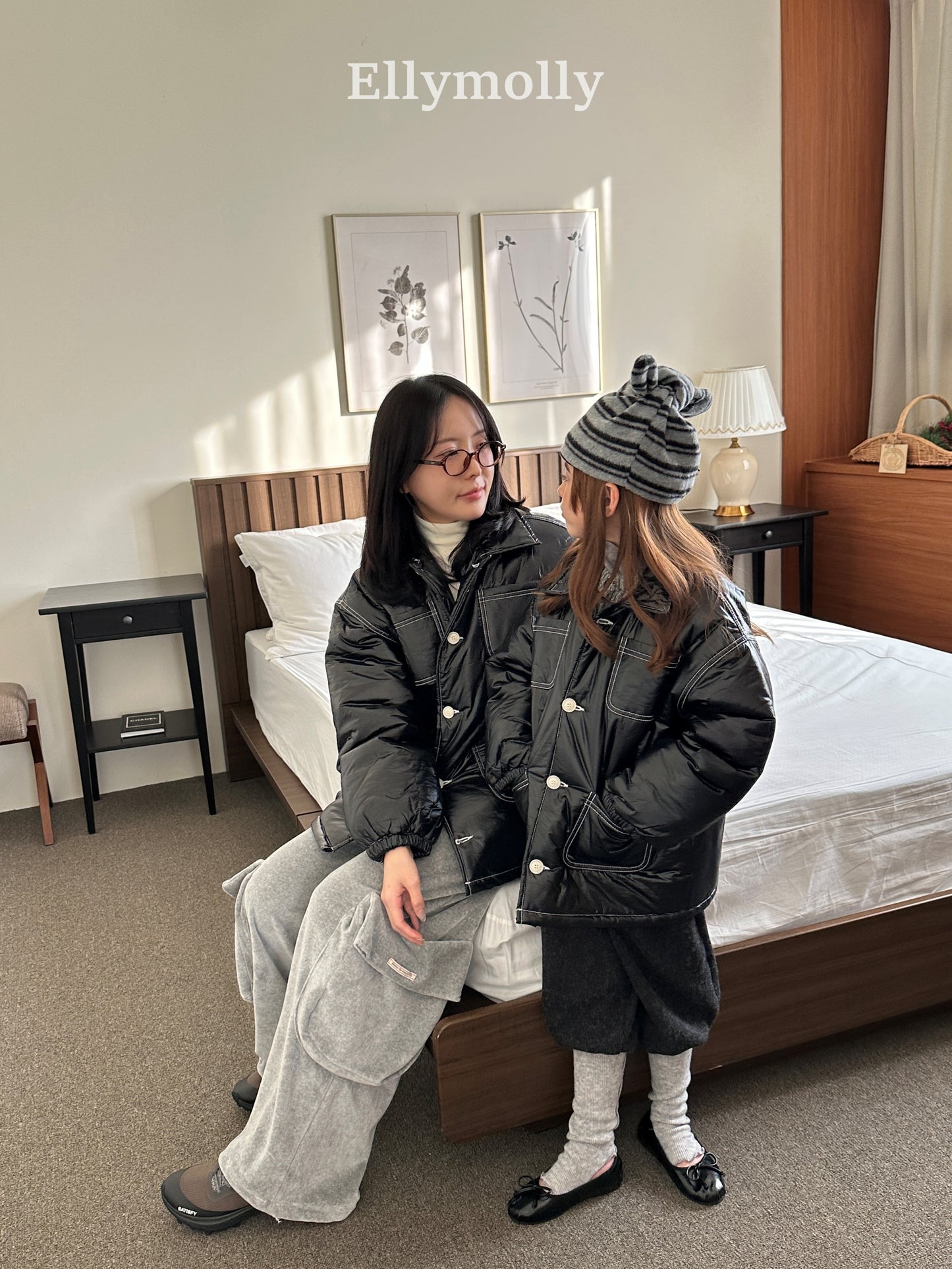 【予約】point warmer pants / ellymolly (5-19号)