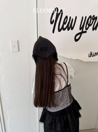 【予約】silhouette scarf / ellymolly스윙실루엣머플러