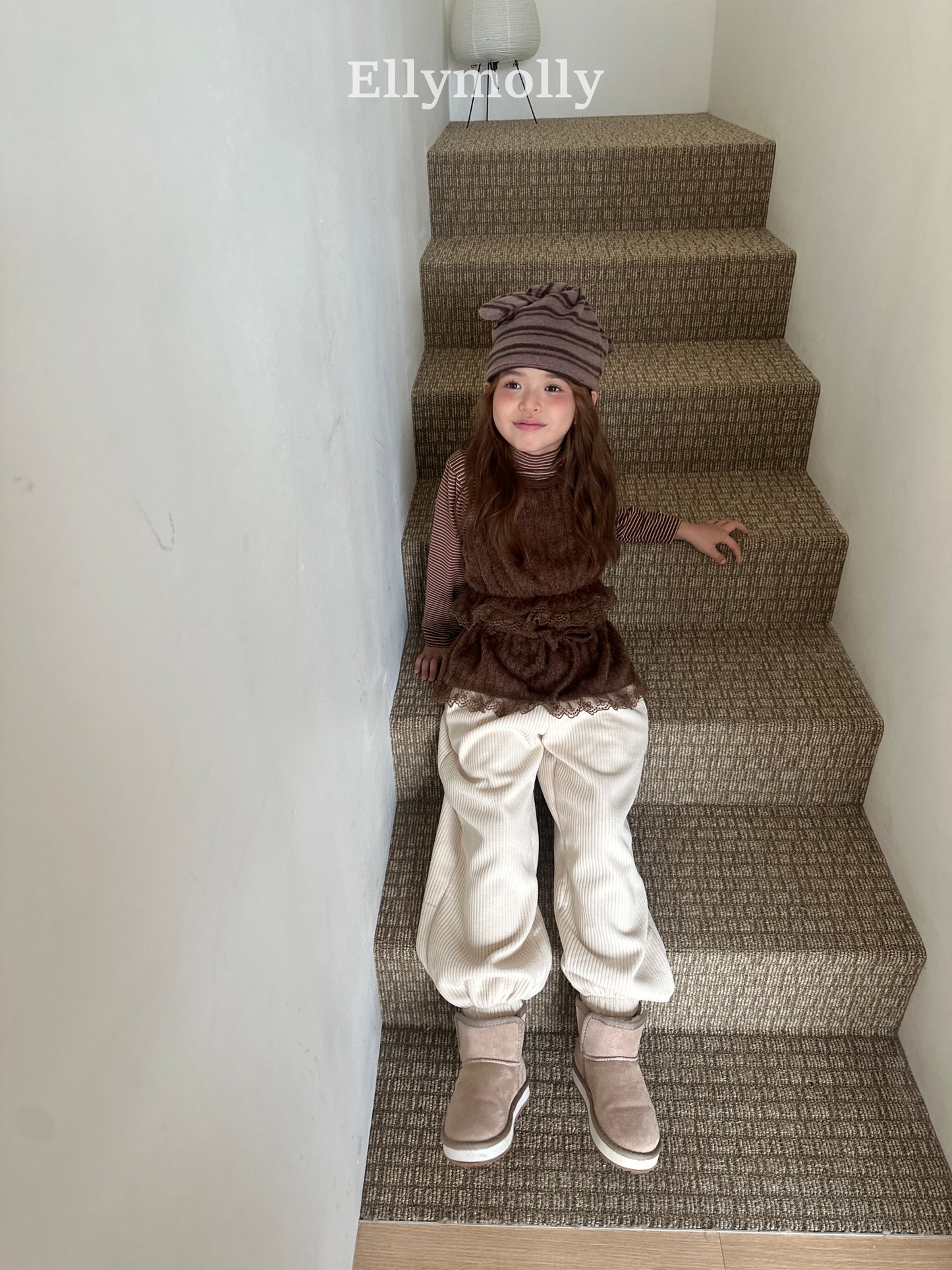 【予約】heart cozy jogger / ellymolly (5-19号)