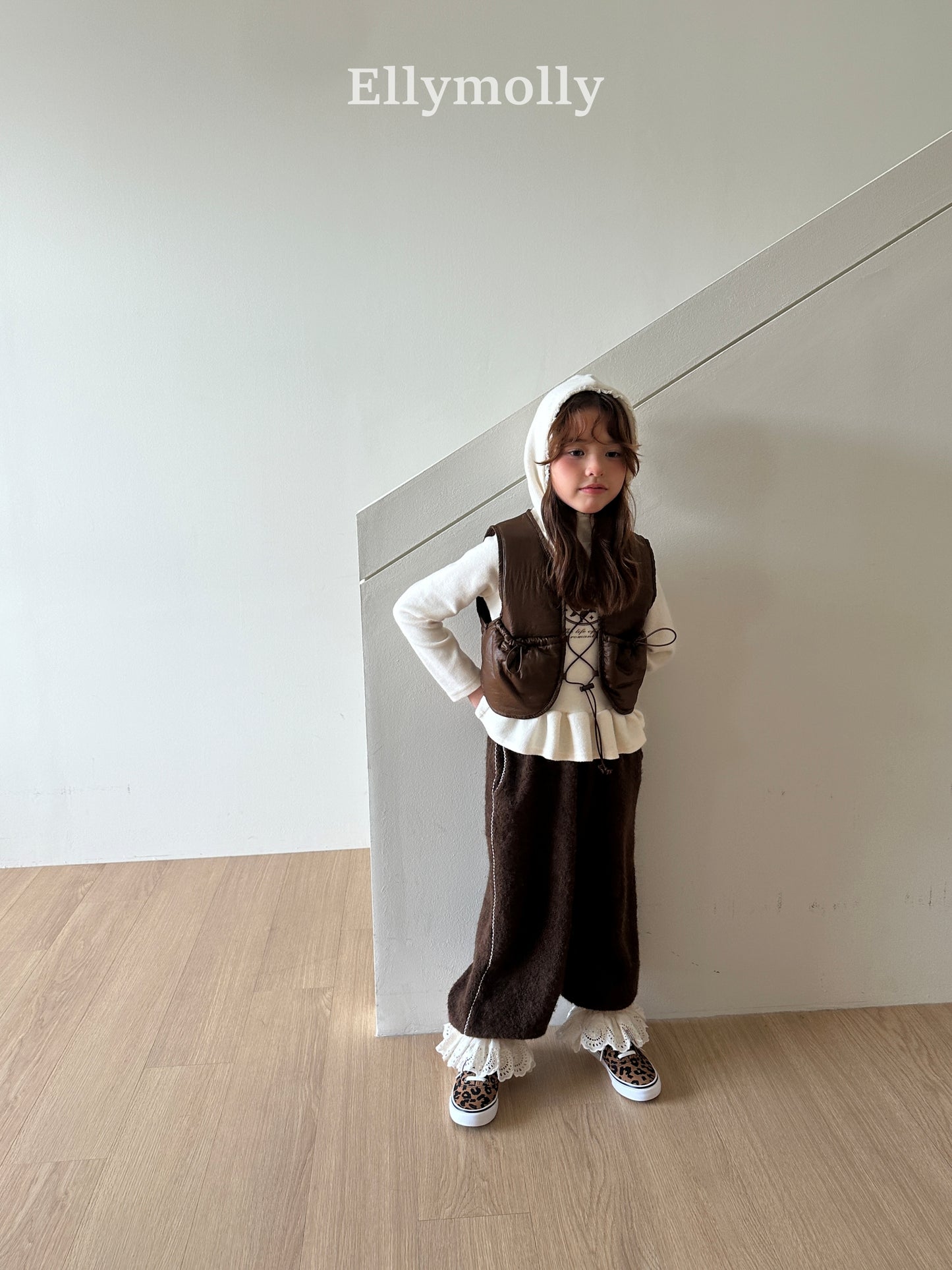 【予約】fouryou padding vest / ellymolly (5-15号)