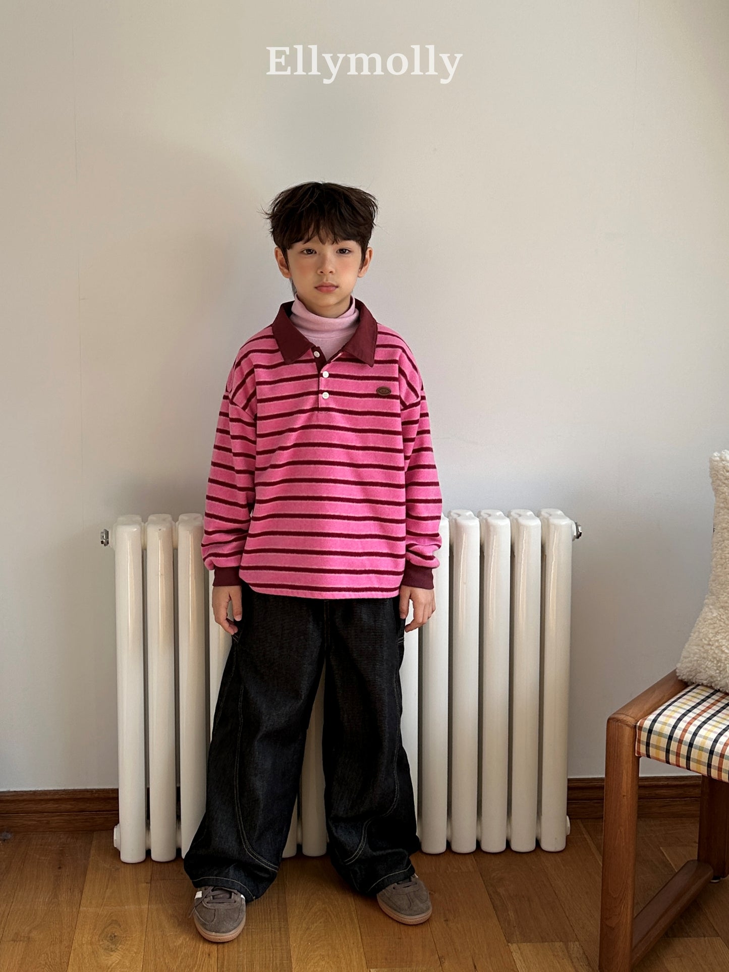 【予約】pompom snow collar T / ellymolly (5-19号)