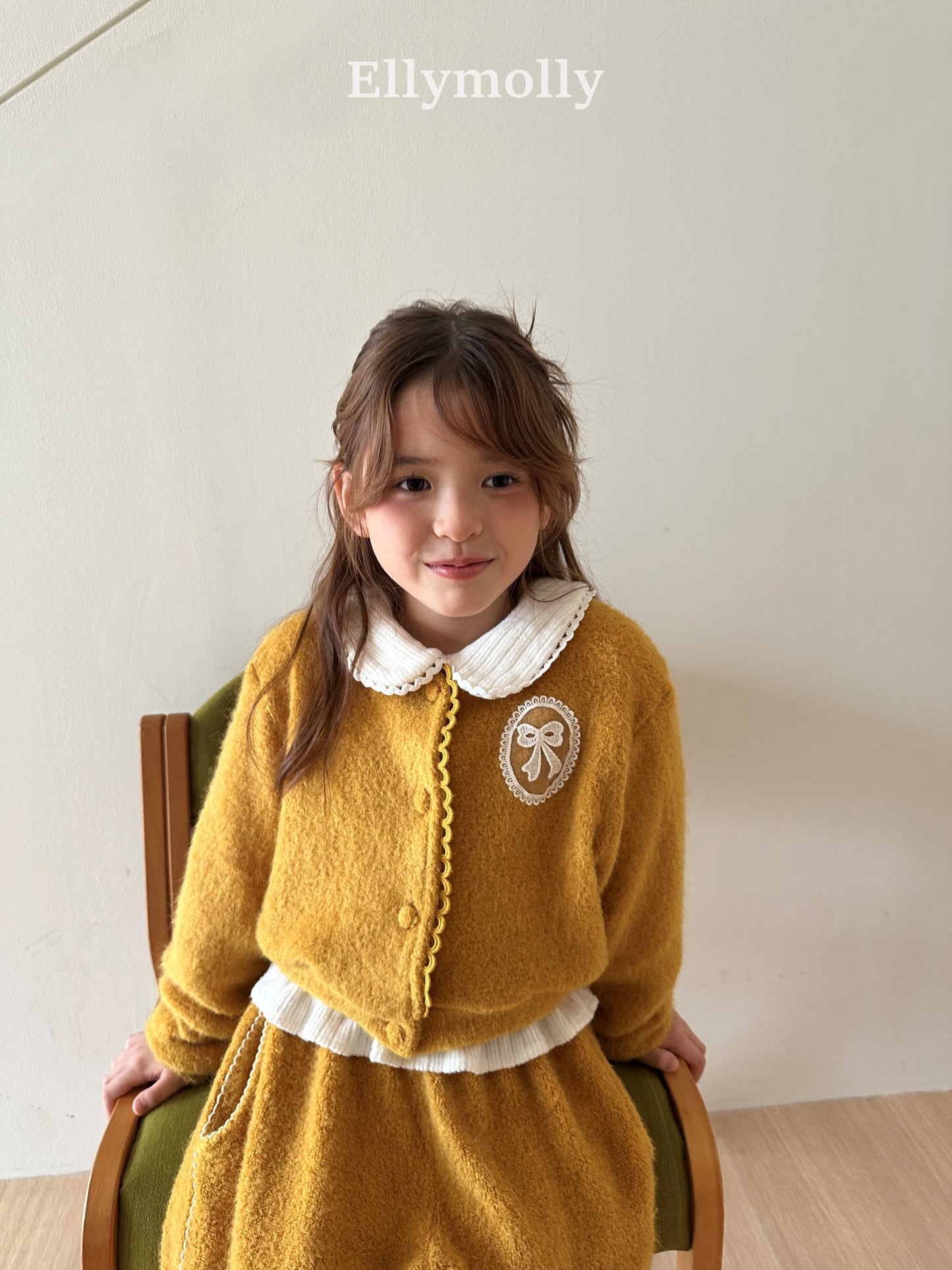 【予約】Fuzzy hug cardigan / ellymolly (5-19号)
