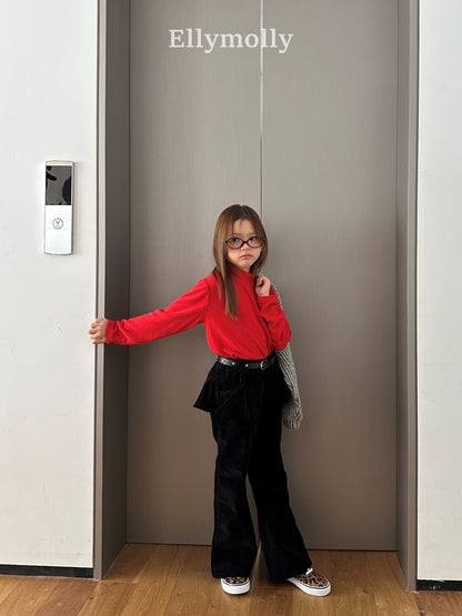 【予約】snow warmer polo T / ellymolly (5-19号)