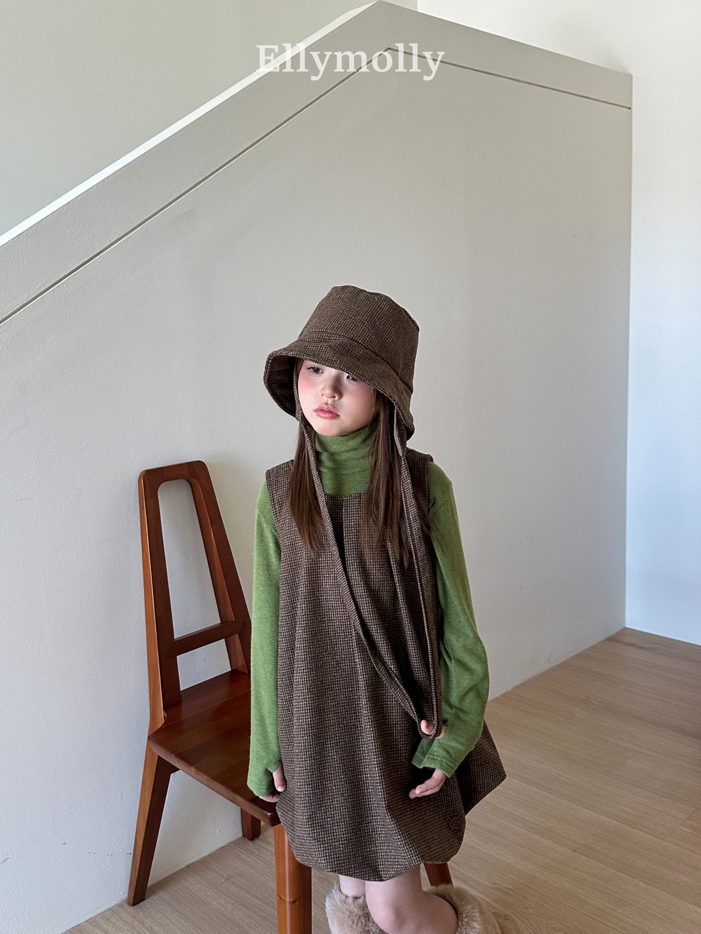 【予約】snow warmer polo T / ellymolly (5-19号)