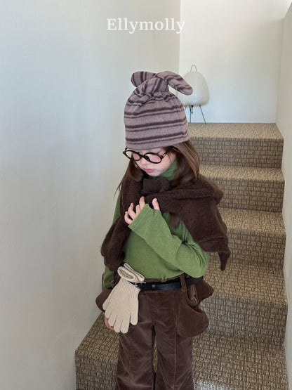 【予約】snow warmer polo T / ellymolly (5-19号)