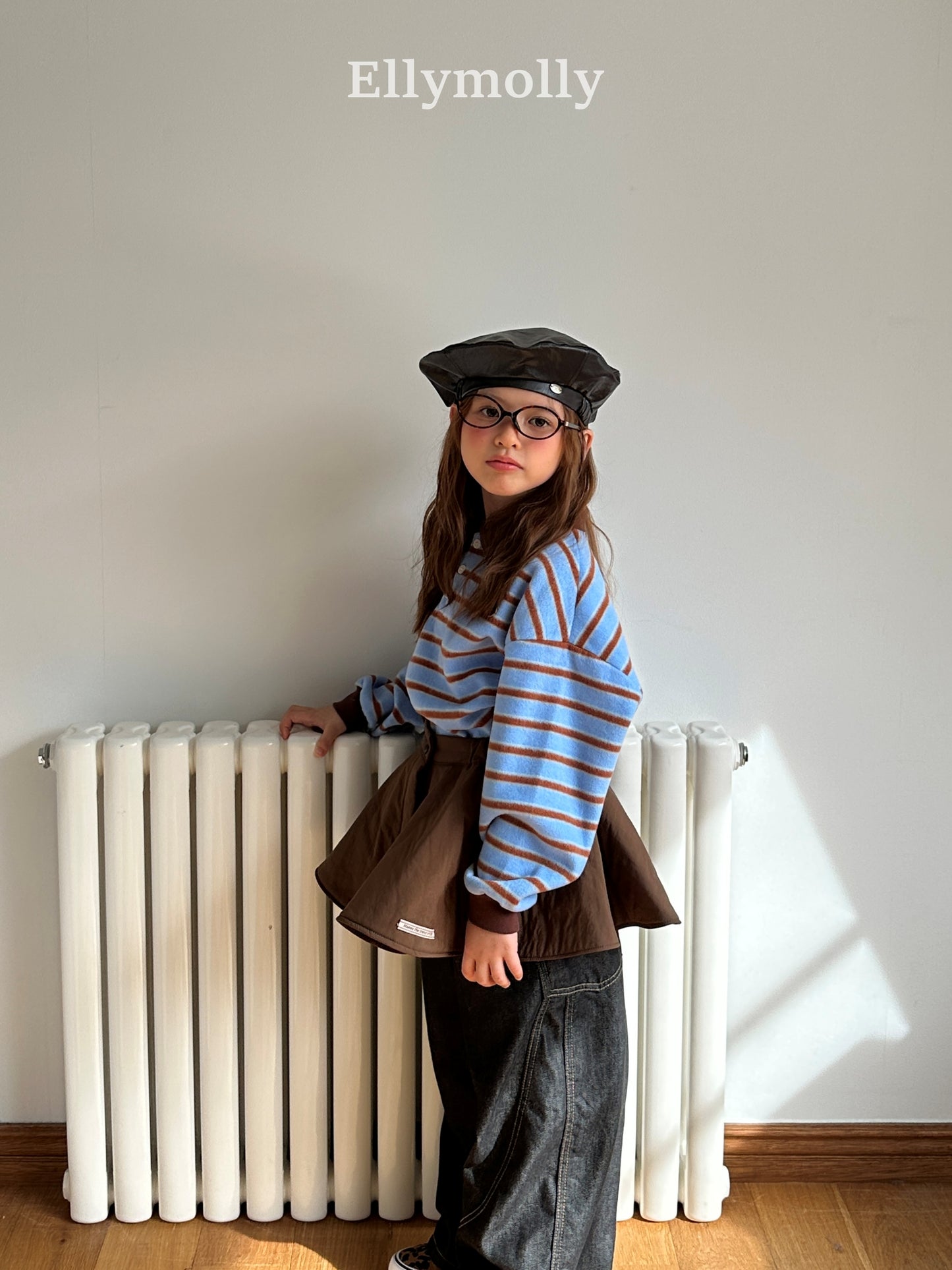 【予約】pompom snow collar T / ellymolly (5-19号)