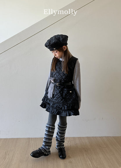 【予約】heart border warmer  / ellymolly