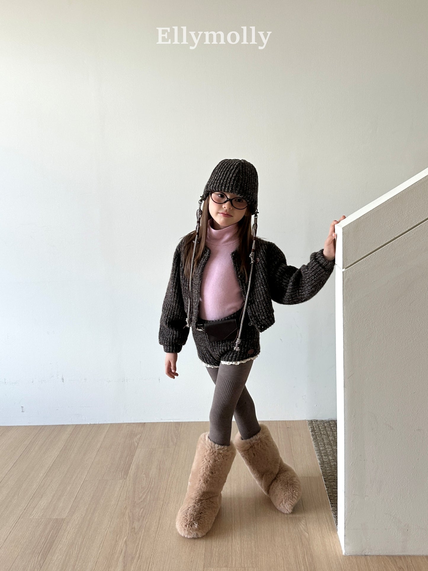 【予約】muffin wool cardigan / ellymolly (5-19号)