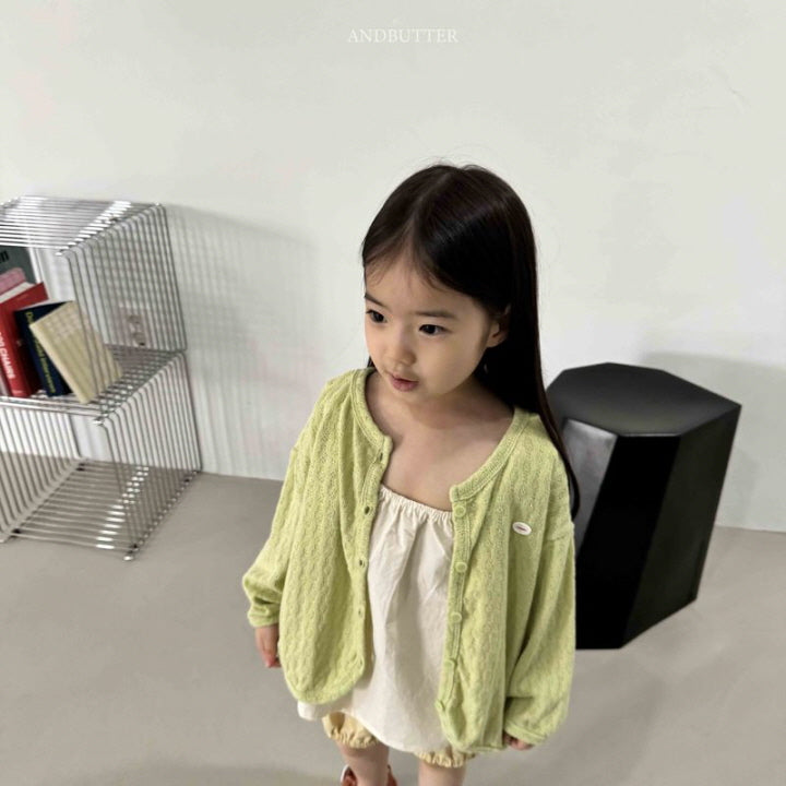 【予約】Light cardigan / andbutter(S-JM)